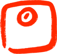 Red icon of a scale.